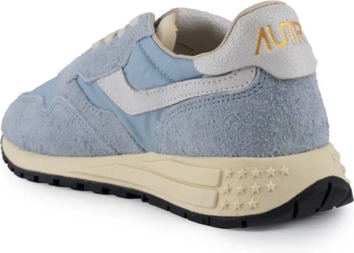 Autry Blauwe suède damessneakers Blue Dames