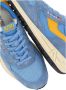 Autry Blauwe Suède Stoffen Sneakers Ronde Neus Blue Heren - Thumbnail 4