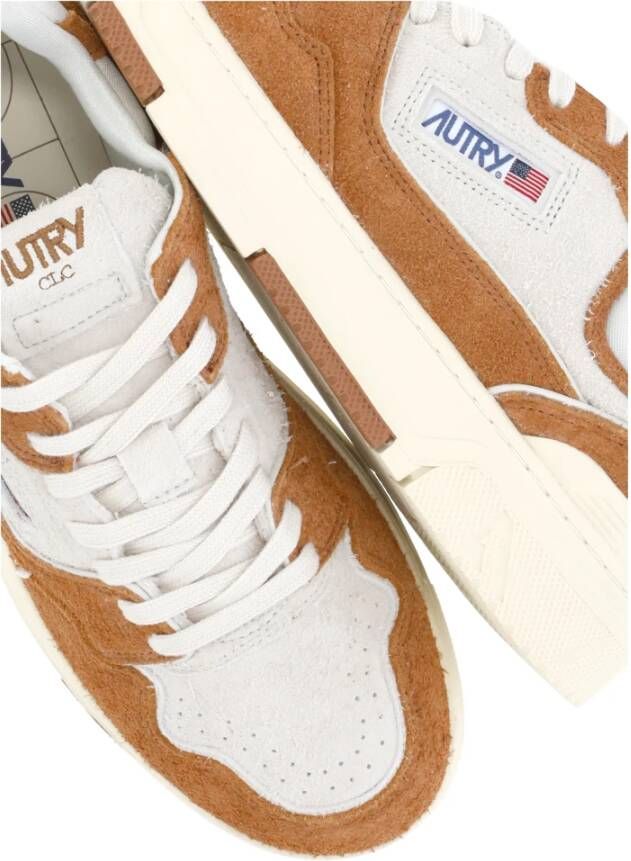 Autry Bruine Suède Sneakers Brown Heren