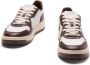 Autry Bruin Wit Leren Panel Sneaker Brown Heren - Thumbnail 5