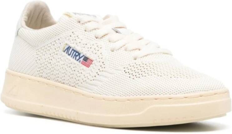 Autry Casual Sneakers voor Dagelijks Gebruik Beige Dames