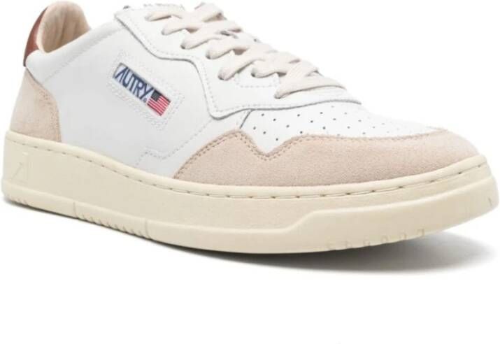 Autry Casual Sneakers voor Dagelijks Gebruik Beige Heren