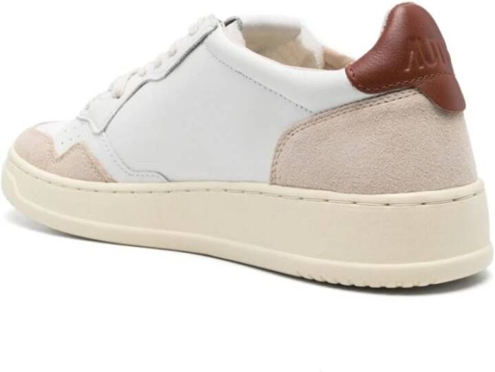 Autry Casual Sneakers voor Dagelijks Gebruik Beige Heren