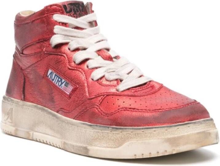 Autry Casual Sneakers voor Dagelijks Gebruik Red Dames