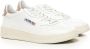 Autry Witte Leren Lage Sneakers met Logo Patch White Dames - Thumbnail 10