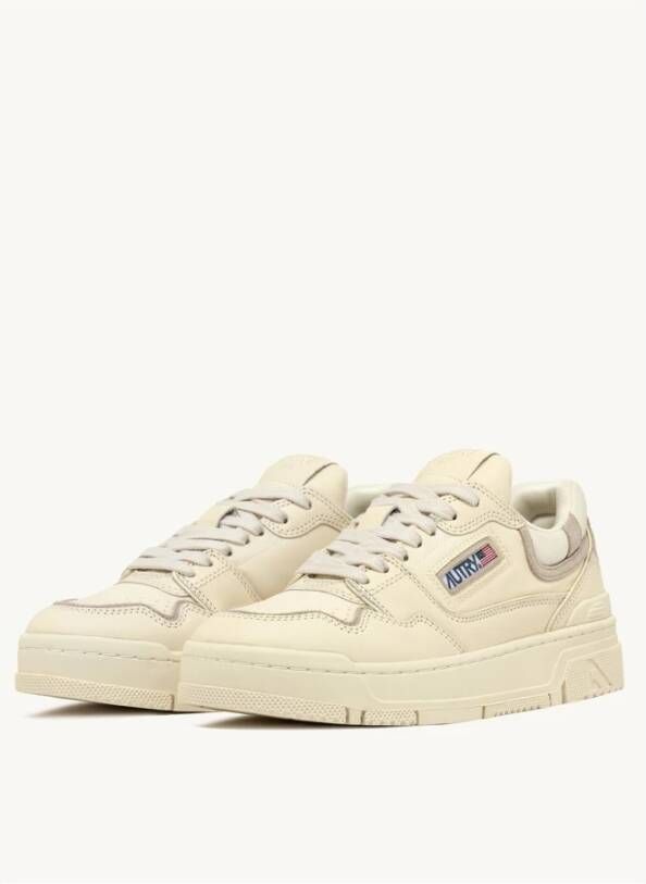 Autry CLC Sneakers Rolwnp01 Beige Dames