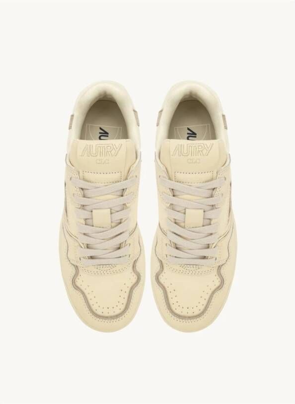 Autry CLC Sneakers Rolwnp01 Beige Dames