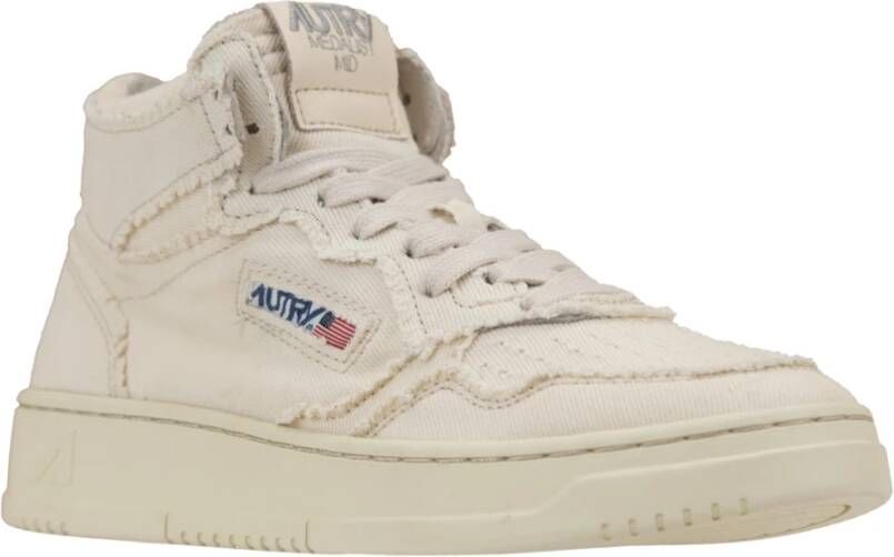 Autry Dames Veterschoenen White Dames