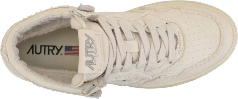 Autry Dames Veterschoenen White Dames