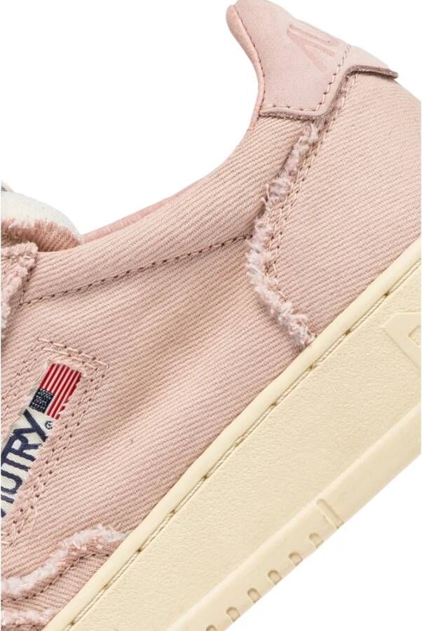 Autry Denim Medalist Lage Schoenen Pink Dames