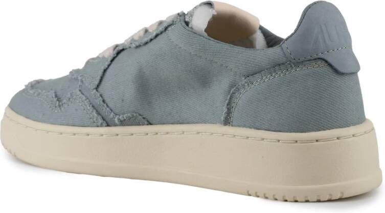 Autry Denim sneakers voor vrouwen in Silver Blue Dames