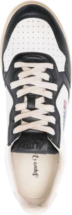 Autry Distressed Leather Sneakers Multicolor Heren