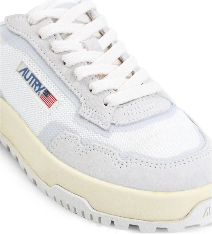 Autry Dragon Low-Top Sneakers in Wit White Dames