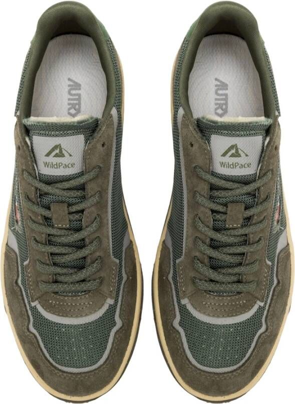 Autry Dragon Nabuk Leren Schoenen Green Heren