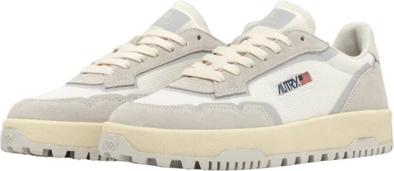 Autry Dragon Nabuk Leren Schoenen White Dames