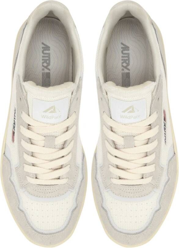 Autry Dragon Nabuk Leren Schoenen White Dames