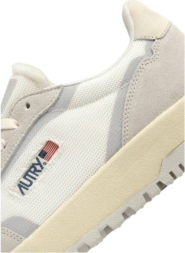 Autry Dragon Nabuk Leren Schoenen White Dames