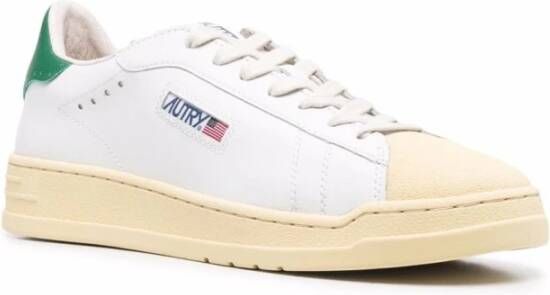 Autry Geborduurde Logo Lage Sneakers White Heren