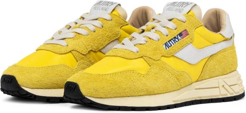 Autry Gele Reelwind Hardloopschoenen Yellow Dames