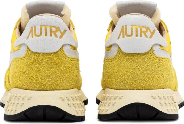 Autry Gele Reelwind Hardloopschoenen Yellow Dames