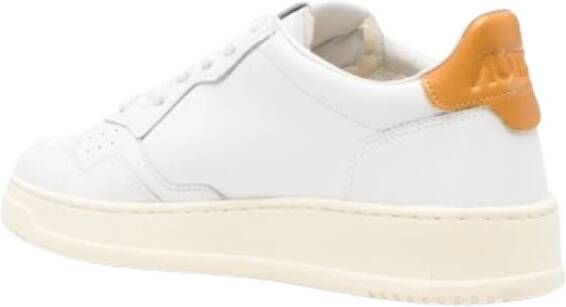 Autry Geperforeerde Medalist Sneakers met Logo White Heren