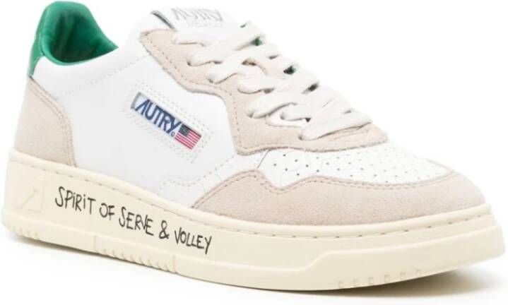 Autry Graffiti Medalist Lage Top Sneakers White Dames