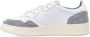 Autry Grijze Leren Sneakers met Borduurdetails White Heren - Thumbnail 3