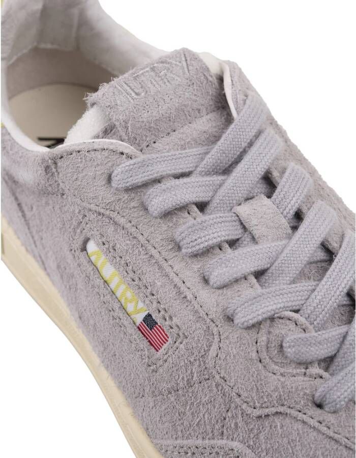 Autry Grijze Medalist Flat Sneakers Gray Heren