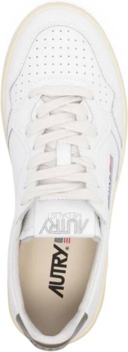 Autry Grijze Sneakers met Witte Details White Dames