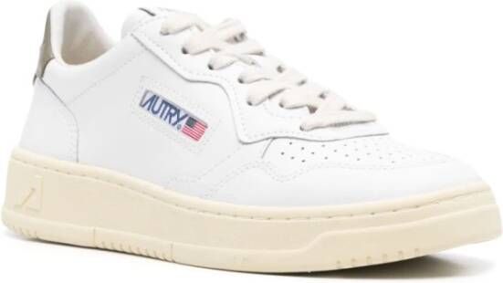 Autry Grijze Sneakers met Witte Details White Dames