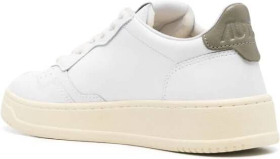 Autry Grijze Sneakers met Witte Details White Dames