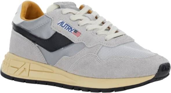 Autry Grijze Sneakers Reelwind Gray Dames