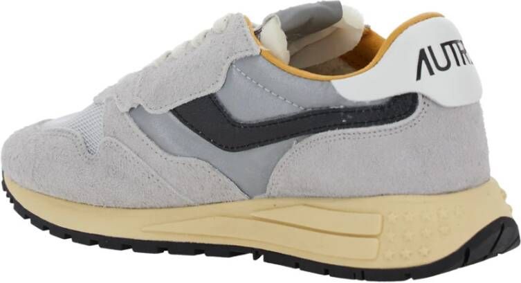 Autry Grijze Sneakers Reelwind Gray Dames