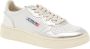 Autry Witte Leren Sneakers met Zilveren Details White - Thumbnail 31