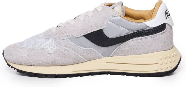 Autry Grijze Wandelsneakers met Rubberen Zool Gray Heren