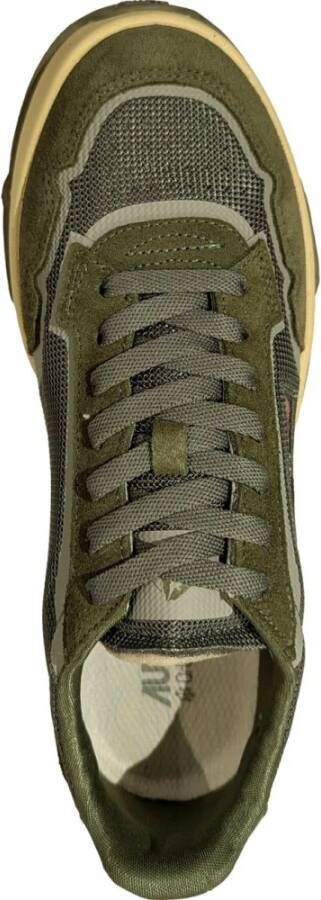 Autry Groene canvas golfsneakers revolutioneren stedelijke stijl Green Heren