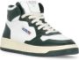 Autry Groene leren hoge sneakers Green Dames - Thumbnail 3