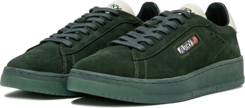 Autry Groene platte schoenen Dallas stijl Green Heren