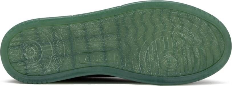 Autry Groene platte schoenen Dallas stijl Green Heren