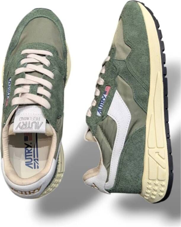 Autry Groene Reelwind Lage Sneakers Green Heren