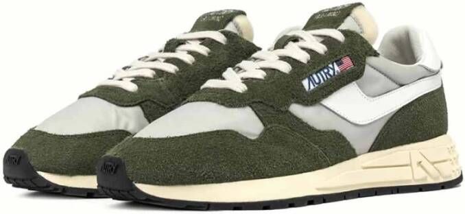 Autry Groene Sneakers Geïnspireerd door hardloopschoenen Green Heren