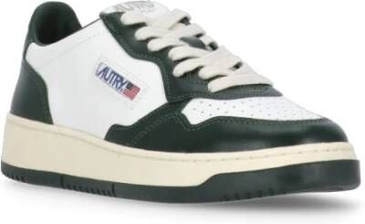 Autry Groene Sneakers met Contrasterende Details Green Dames