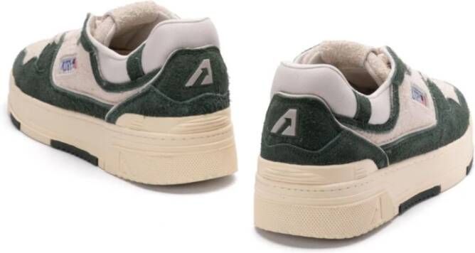 Autry Groene Sneakers Paneeldesign Logopatch Green Heren