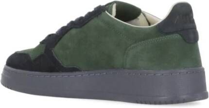 Autry Groene Suède Sneakers Green Heren