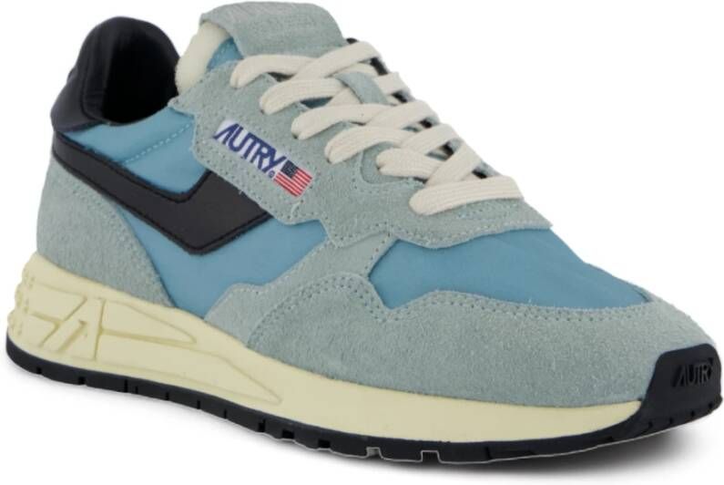 Autry Heldere Blauwe Platte Schoenen Multicolor Heren