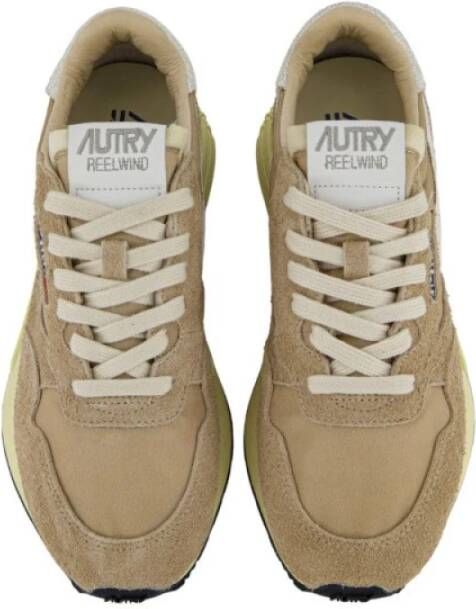 Autry Innovatieve Hardloopsneakers Reelwind Camel Multicolor Heren