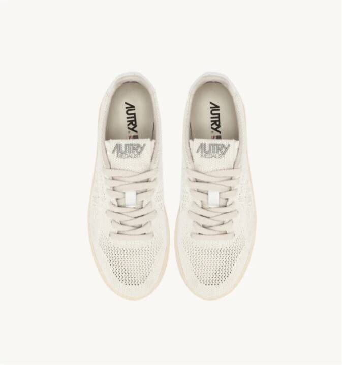 Autry Ivoor Easyknit Sneakers met 3D-structuren White Heren