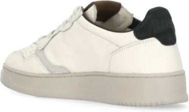 Autry Ivoor Leren Sneakers met Logodetails Beige Heren