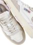 Autry Ivoor Leren Sneakers met Roze Details Beige Dames - Thumbnail 6