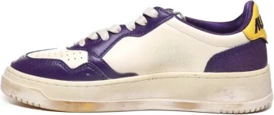 Autry Katoenen Sneakers Beige Dames